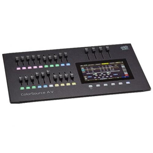 ETC ColorSource 20 AV Control Desk;20 Faders, 40 Channels or Devices, network, audio, and video feature 
